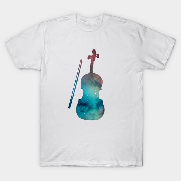 Violin T-Shirt by TheJollyMarten